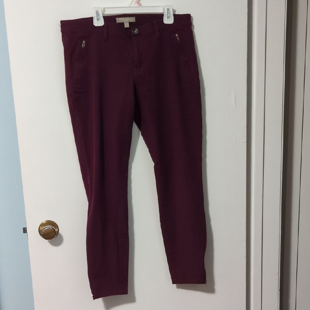 Women's Burgundy Pants